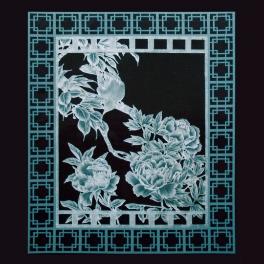 Dentelle de papier modèle de Julie Roces Garden Windows of Asia pattern 8