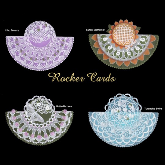 Adèle Miller modèle Pergamano Rocker Cards patterns