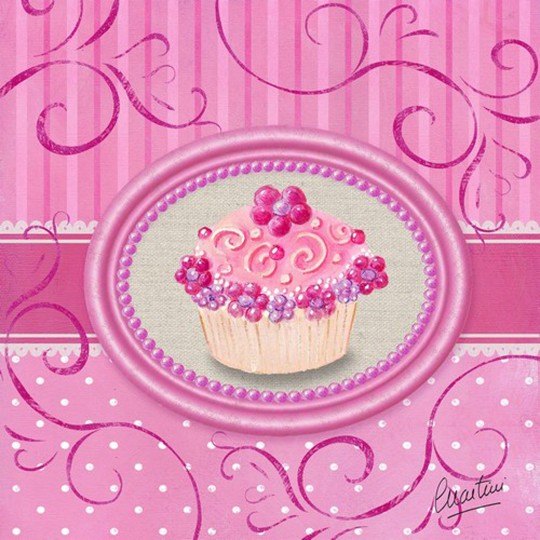 Carte postale Catherine Martini cupcake