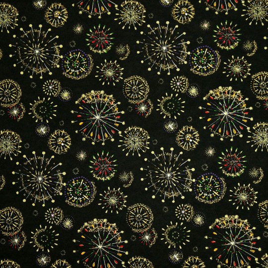 Papier japonais washi artifices noir