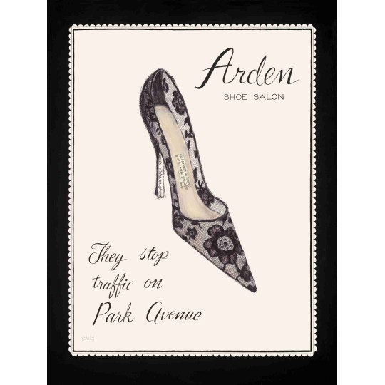 Carte d'art chaussures de femme Arden