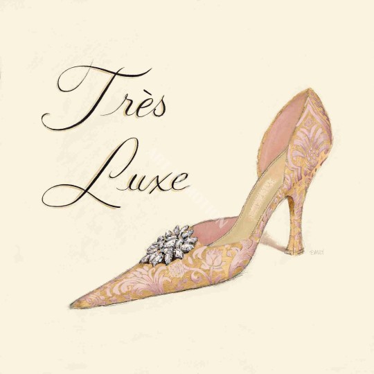 Carte d'art chaussure très luxe