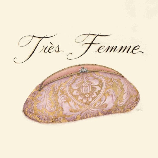 Carte d'art sac très femme