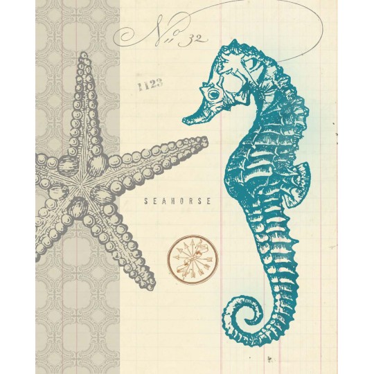 Carte d'art étoile de mer