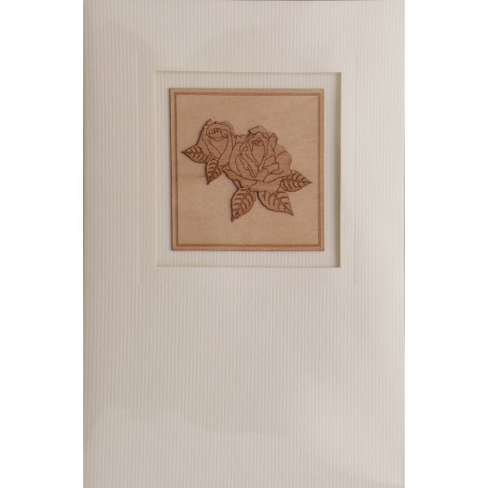 Gravure sur bois rose