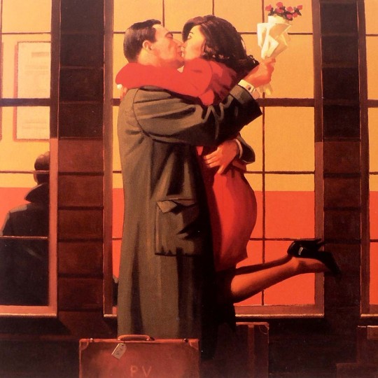 Carte postale Vettriano back where you belong