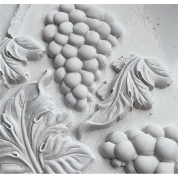 Duokon 4 Pcs Moules d'embossage Modèles en Relief en Plastique pour  l'artisanat DIY