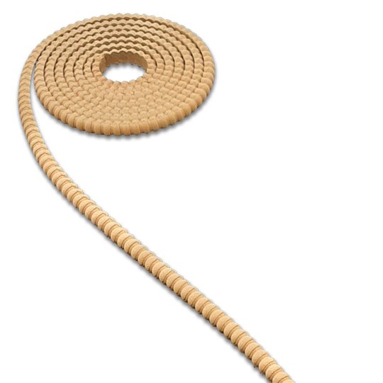 Moulure décorative en longueur flexible frise de perles 1x215cm