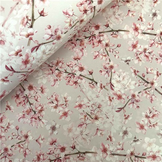 Papier italien à motifs Fleurs de Cerisiers