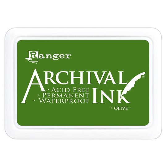 Tampon encreur Archival Ink Ranger olive