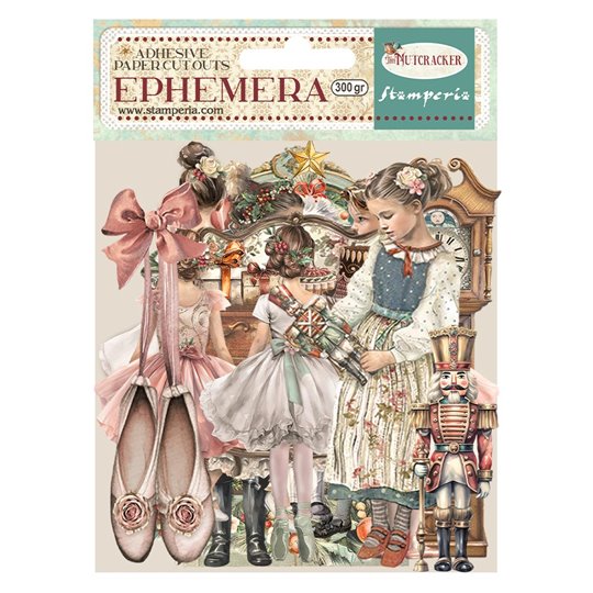 Die Cuts Ephémère papier adhesif The Nutcracker Stamperia