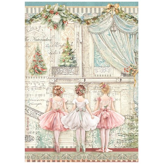 Papier de riz Stamperia The Nutcracker Ballet A4