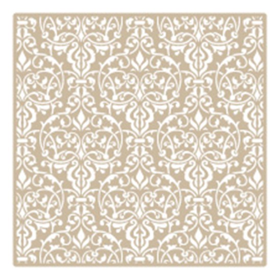 Pochoir décoratif Mya Damask 022 50x50cm - motif 47x47cm