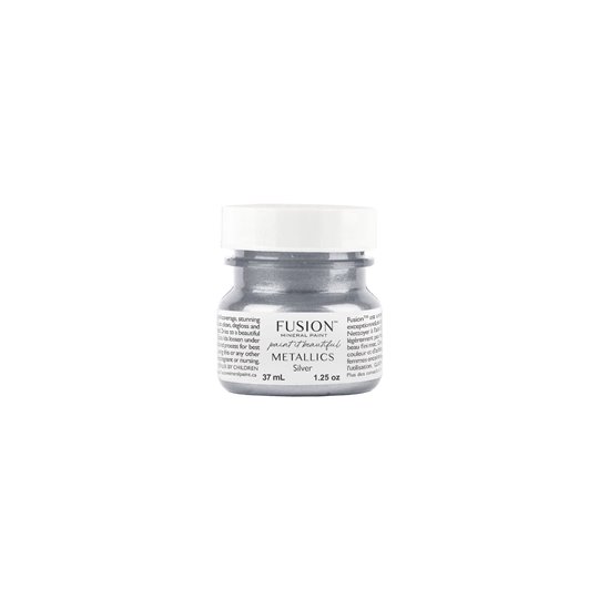 Peinture métallique Argent Fusion Mineral Paint Silver 37ml