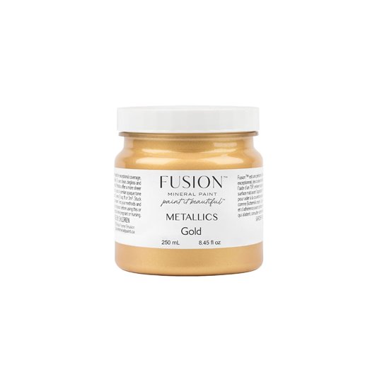 Peinture métallique Or Fusion Mineral Paint Gold 250ml