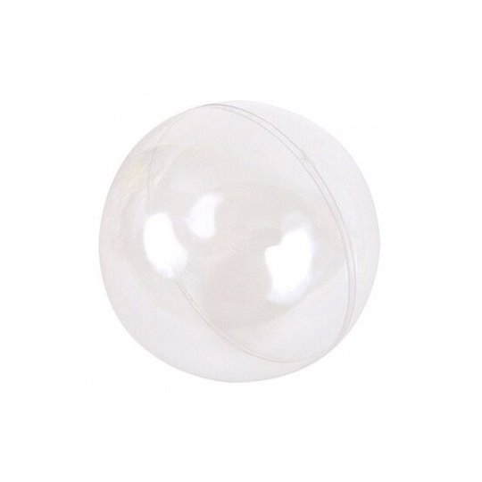 Boules de Noël plastique x5 cristal filmées 5cm