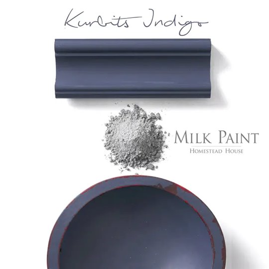 Peinture au lait Fusion Mineral Paint bleu Kurbits Indigo 50g