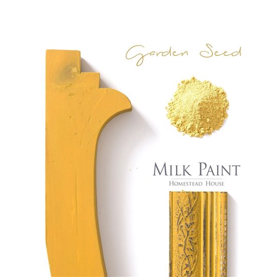 Peinture au lait Homestead jaune Graine de Jardin 50g