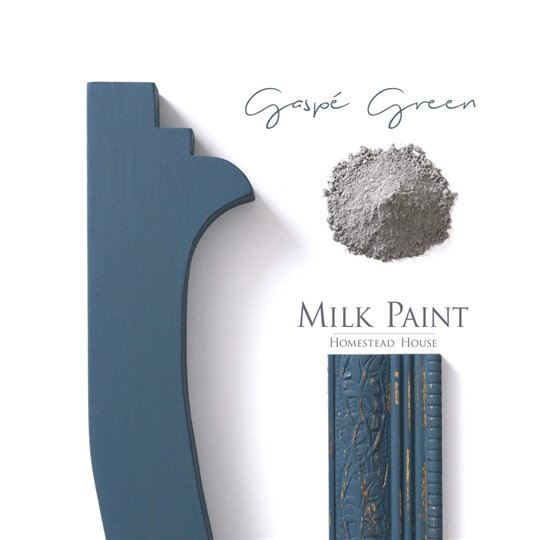 Peinture au lait Homestead vert Gaspé 50g