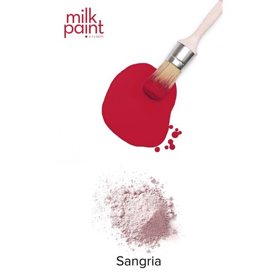 Peinture au lait Fusion Mineral Paint rouge Sangria 50g