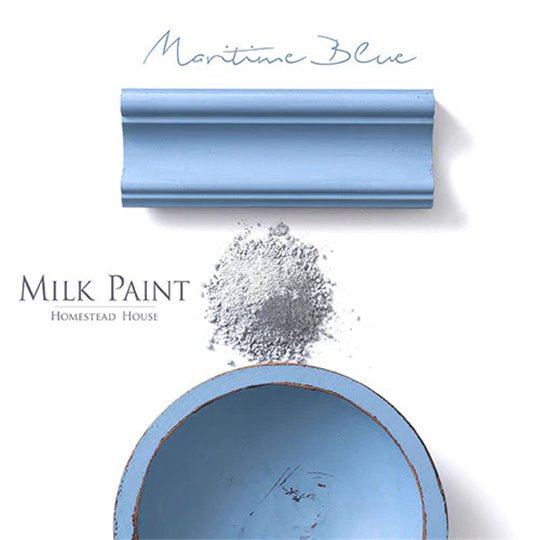 Peinture au lait Homestead bleu Maritime 50g