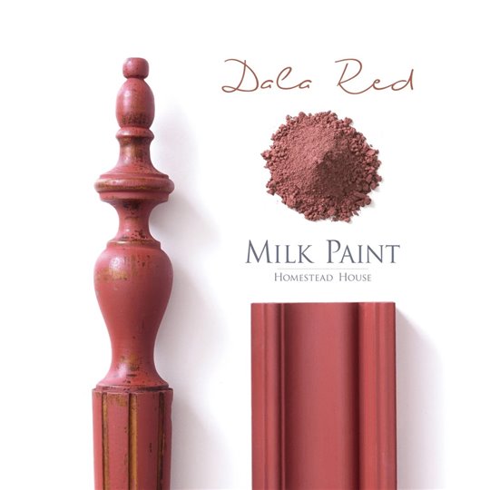 Peinture au lait Homestead Rouge Dala 50g