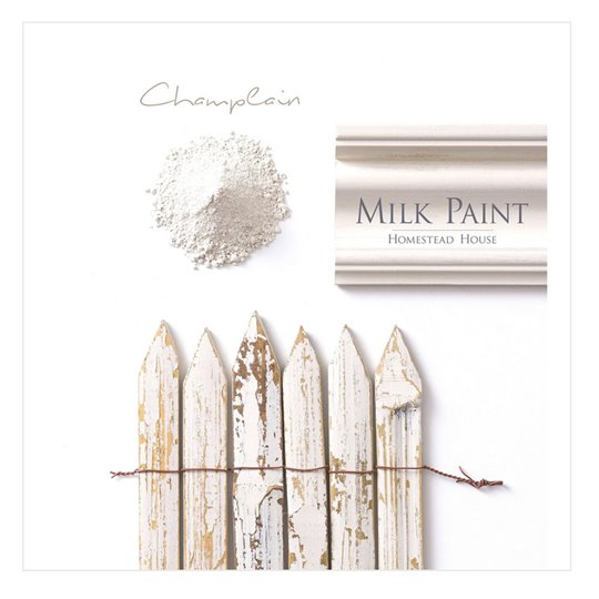 Peinture au lait Homestead blanc Champlain 50g