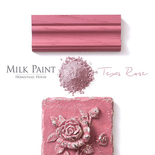 Peinture au lait Homestead rose Fleur de Texas 50g