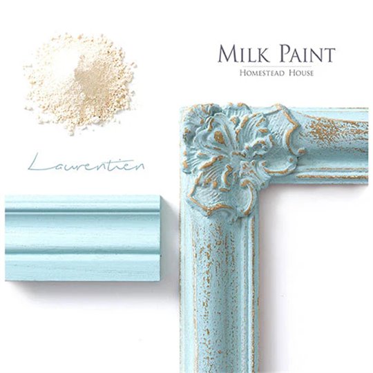 Peinture au lait Homestead bleu Laurentien 50g