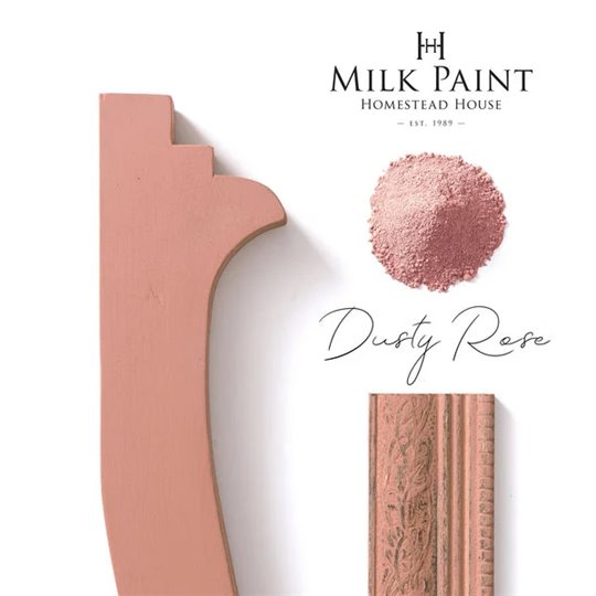 Peinture au lait Homestead rose Vieux Rose 50g